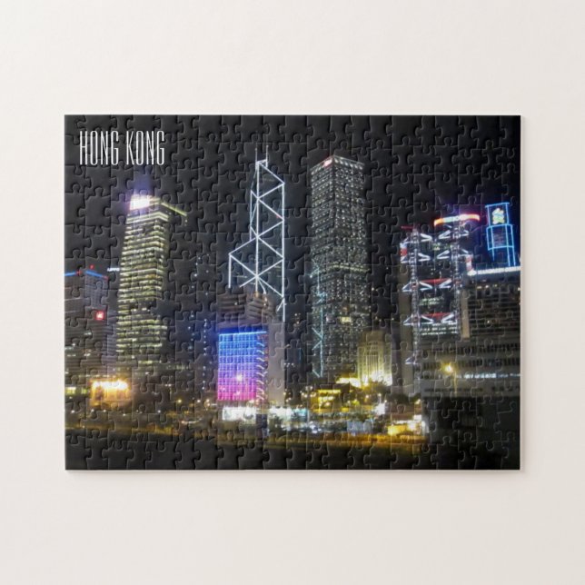 hong kong skyline jigsaw puzzle (Horizontal)