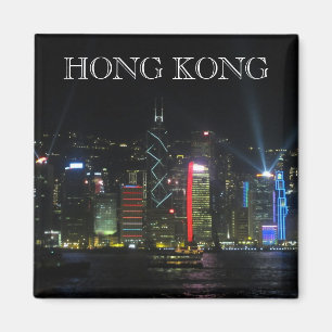 hong kong skyline magnet