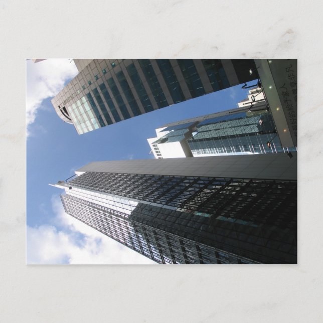 Hong Kong skyline Postcard (Front)