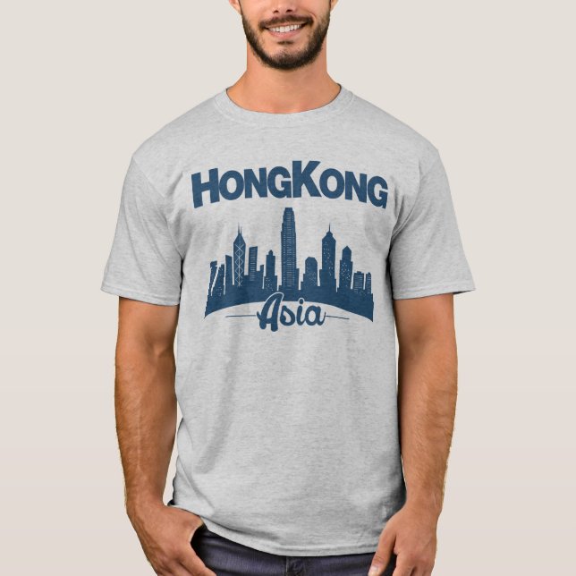 Hong Kong Skyline T-Shirt (Front)