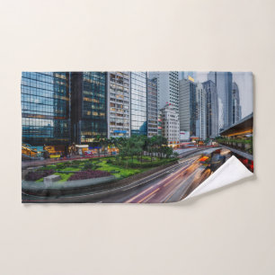 Hong Kong Traffic hand towel