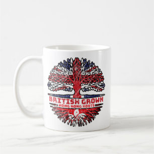 Hong Kong Uk United Kingdom British Tree Roots Coffee Mug