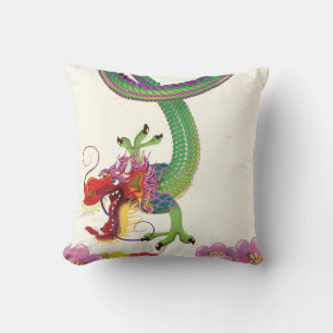 Hong Kong Vintage style travel poster Cushion