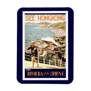 Hong Kong Vintage trip Magnet