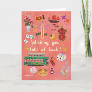 Hong Kong Wishing you Luck Card