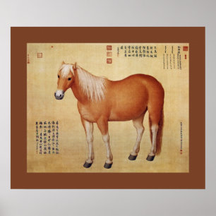 Hongyuzuo ~红玉座~ Ten Steeds ~Giuseppe Castigl Poster
