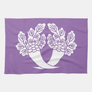 Honjo radishes tea towel