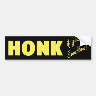 Honk Bumper Sticker