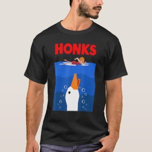 Honk Goose Duck chicken meme Idea T-Shirt