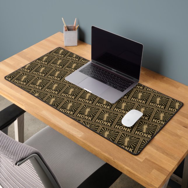 Honk Goose Funny Duck Chicken Meme Desk Mat (Office 2)