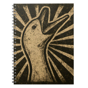 Honk Goose Funny Duck Chicken Meme Notebook