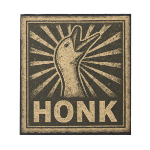 Honk Goose Funny Duck Chicken Meme Notepad