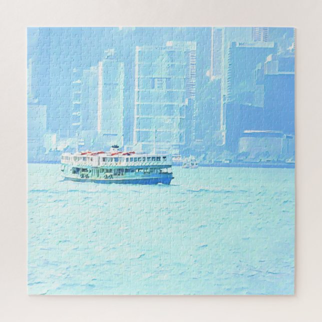 Honk Kong skyline puzzle (Vertical)