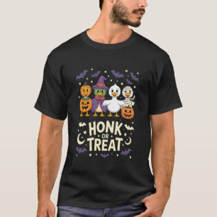 Honk Or Treat Goose Halloween Costume T-Shirt