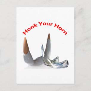 Honk Your Horn Postcard