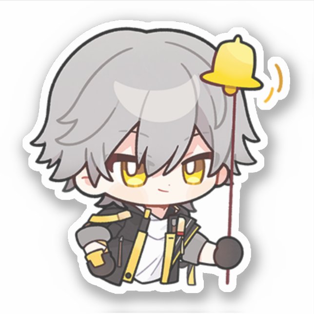 Honkai Star Rail Chibi Caelus Sticker (Front)
