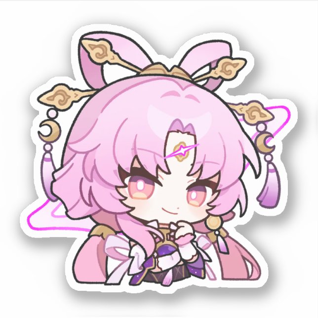 Honkai Star Rail Chibi Fu Xuan Sticker (Front)