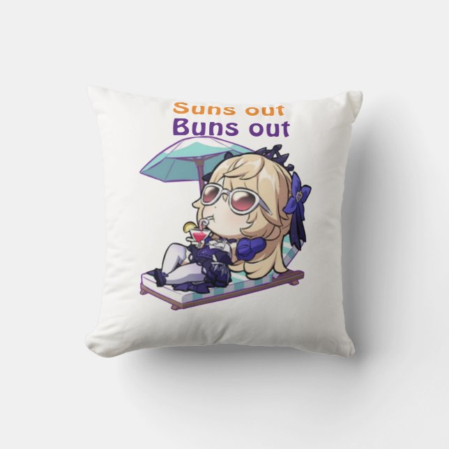 Honkai Star Rail, Suns out, buns out  Cushion (Front)