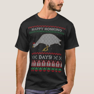 Honking Ugly Christmas Sweater Honk Goose Game lab