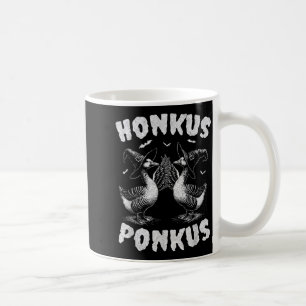Honkus Ponkus Funny Goose Halloween Coffee Mug