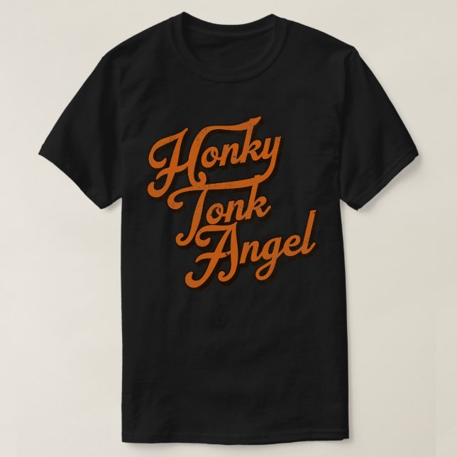 Honky Tonk Angel T-Shirt (Design Front)
