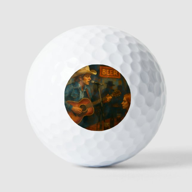 Honky-Tonk Nights Golf Balls (Front)