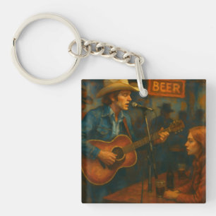 Honky-Tonk Nights Key Ring
