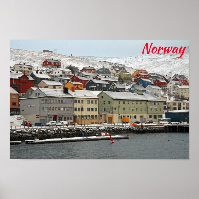 Honningsvåg, Norway Poster (Front)