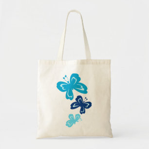 Honolua Butterfly Cartoon Tote Bags