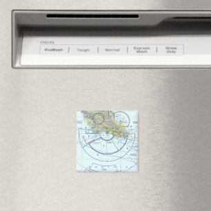Honolulu Airport Sectional Chart Magnet