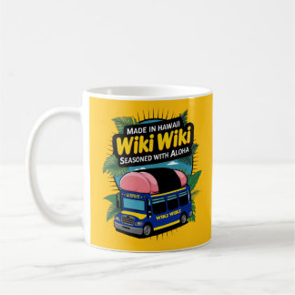 Honolulu Airport Wiki-Wiki Shuttle Bus Coffee Mug