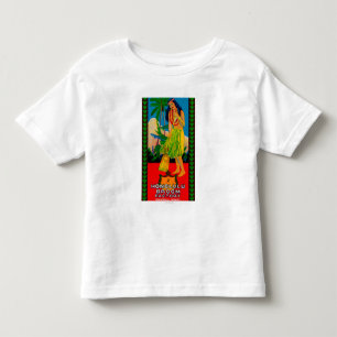 Honolulu Broom Handle LabelHonolulu, HI Toddler T-Shirt