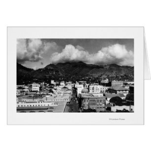 Honolulu, HA - View of City from Aloha Tower