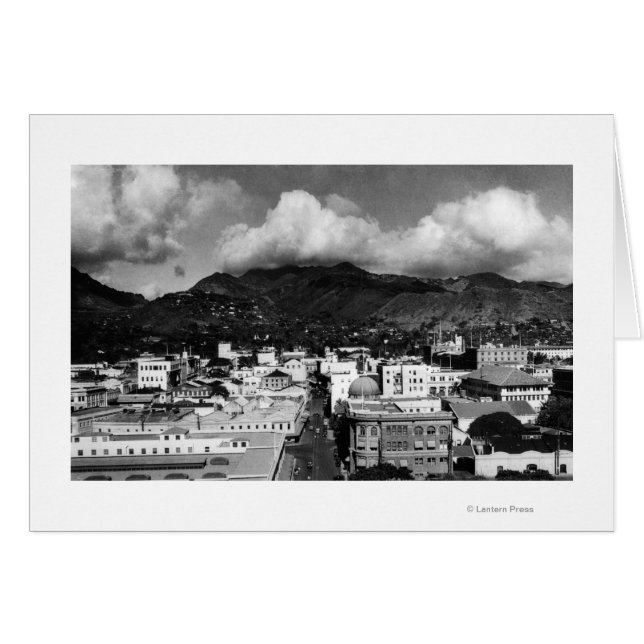 Honolulu, HA - View of City from Aloha Tower (Front Horizontal)