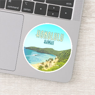 Honolulu Hanauma Bay Beach Hawaii Vintage