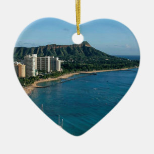 Honolulu Hawaii Ceramic Ornament