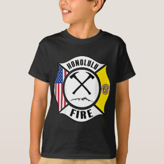 Honolulu Hawaii Fire Department Firefighters Rescu T-Shirt