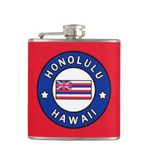 Honolulu Hawaii Hip Flask