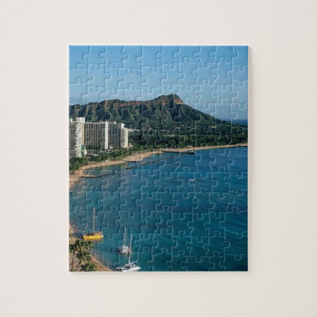 Honolulu Hawaii Jigsaw Puzzle (Vertical)