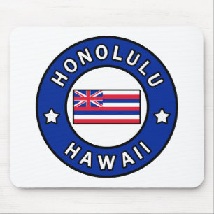Honolulu Hawaii Mouse Pad
