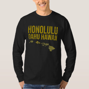 HONOLULU HAWAII Oahu Hawaiian Islands Surf T Shirt