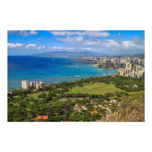 Honolulu, Hawaii Photo Art Print (Front)