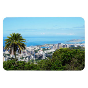 Honolulu Hawaii Photo Magnet