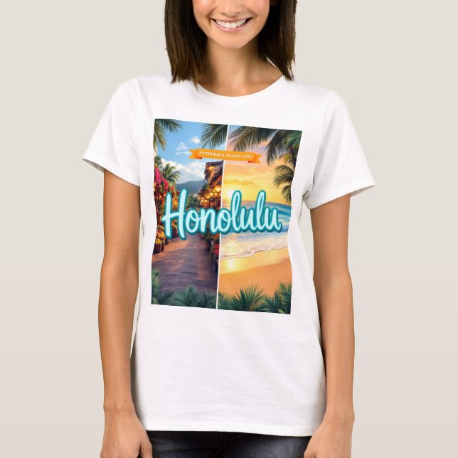 Honolulu, Hawaii  T-Shirt (Front)