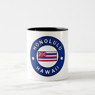 Honolulu Hawaii Two-Tone Coffee Mug