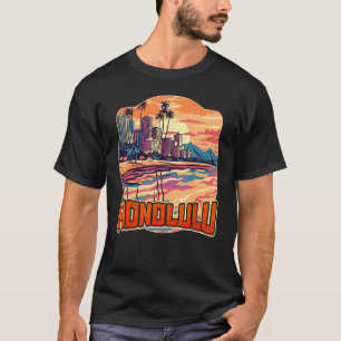Honolulu Hawaii Vacation Beach Souvenir T-Shirt