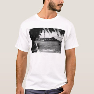 Honolulu, Hawaii - View of Diamond Head T-Shirt