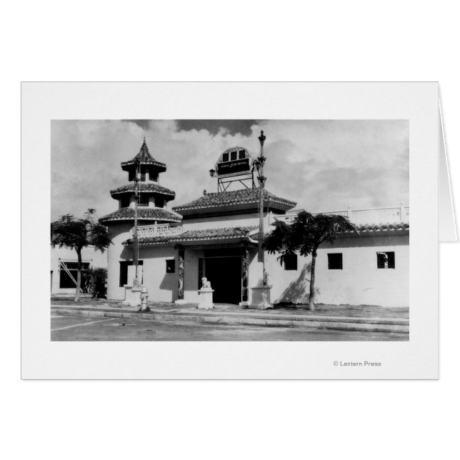 Honolulu, Hawaii - View of Lau Yee Chai (Front Horizontal)