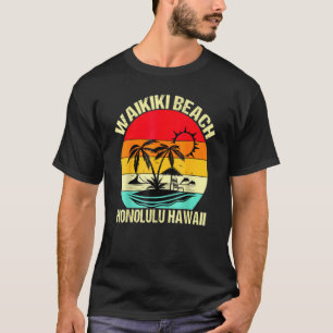 Honolulu Hawaii Waikiki Beach Family Summer Vacati T-Shirt