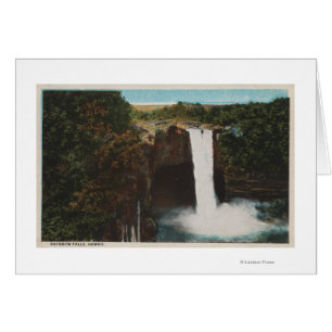 Honolulu, HI - View of Rainbow Falls